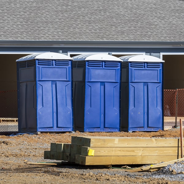 what is the maximum capacity for a single portable toilet in Jal